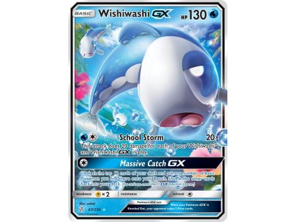 Pokémon Wishiwashi GX (CEC 63)