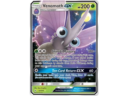Pokémon Venomoth GX (UNB 12)