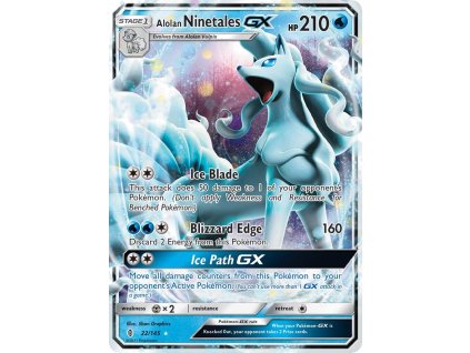 Pokémon Alolan Ninetales GX (GRI 22)