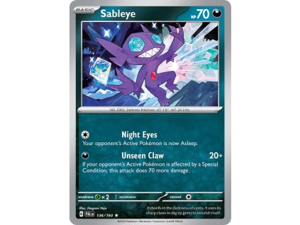 Pokémon Sableye (PAL 136)