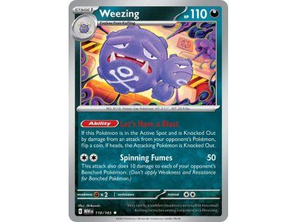 Pokémon Weezing (MEW 110)