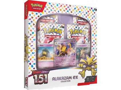 Pokémon 151 Alakazam ex Collection krabice