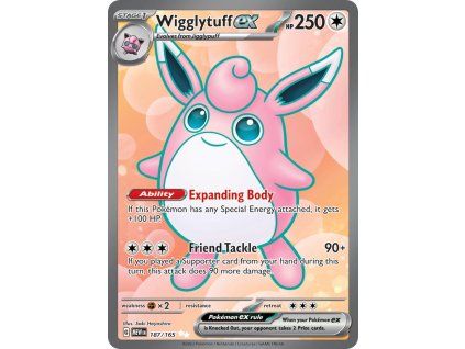 Pokémon Wigglytuff ex (MEW 187)