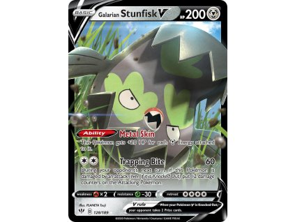 Pokémon Galarian Stunfisk V (DAA 128)