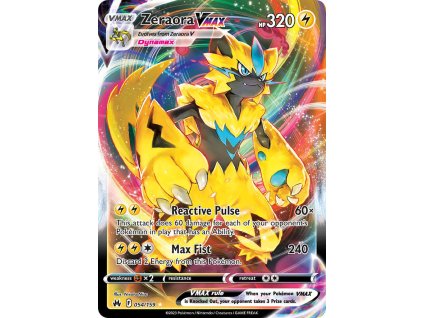 Pokémon Zeraora VMAX (CRZ 054)