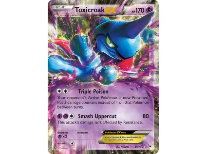 Pokémon Toxicroak EX (FLF 41)