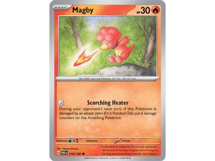 Pokémon Magby (PAR 019, NM)