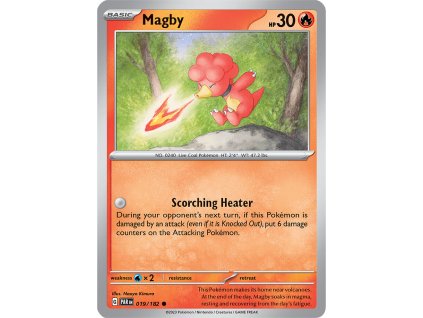 Pokémon Paradox Rift Magby 019