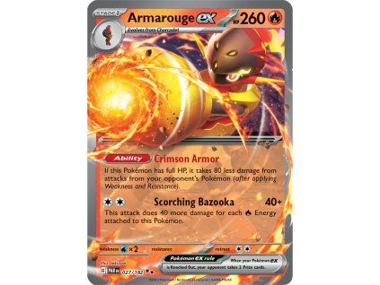 Pokémon Armarouge ex (PAR 027, NM)