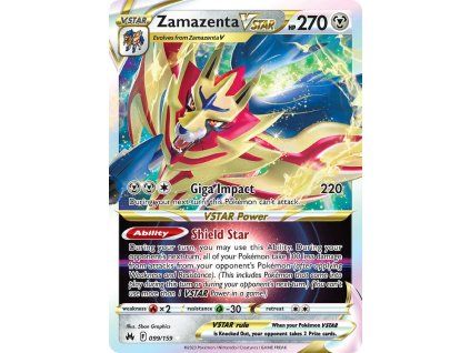 Pokémon Zamazenta VSTAR (CRZ 099)