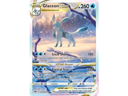 Pokémon Glaceon VSTAR (CRZ GG40)
