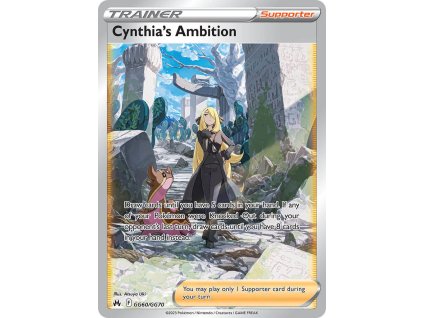 Pokémon Cynthia's Ambition (CRZ GG60)