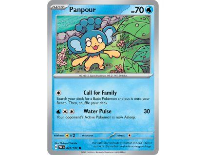 Pokémon Panpour (PAR 041, NM)