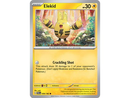 Pokémon Paradox Rift Elekid 059
