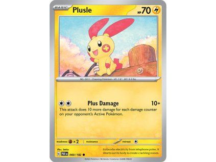 Pokémon Plusle (PAR 060, NM)