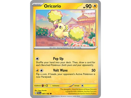 Pokemon Paradox Rift Oricorio 067