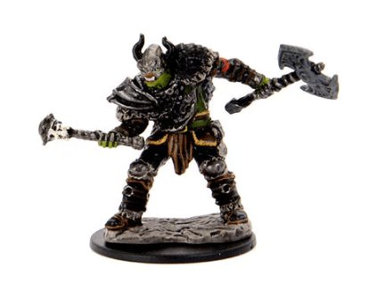 Pathfinder Battles: Premium Figure Half-Orc Barbarian Male