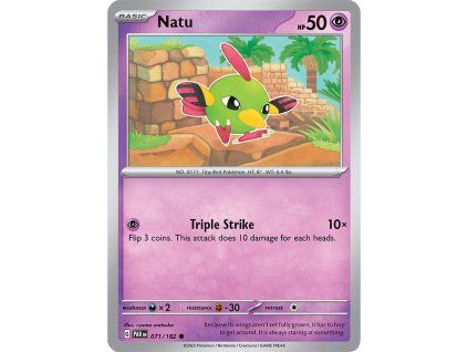 Pokémon Natu (PAR 071, NM)