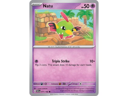 Pokemon Paradox Rift Natu 71
