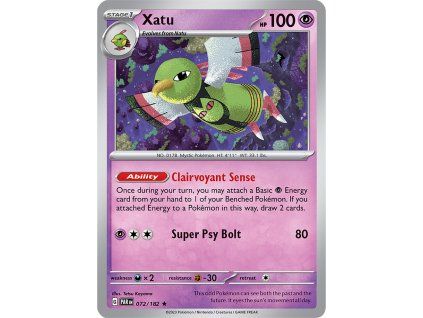 Pokémon Xatu (PAR 072, NM)