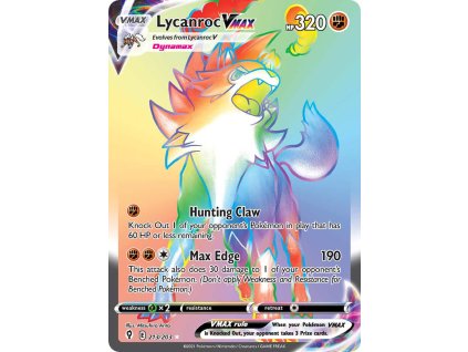 Pokémon Lycanroc VMAX (EVS 213)
