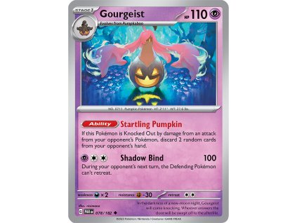 Pokémon Paradox Rift Gourgeist 078