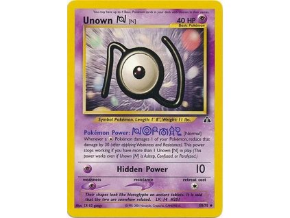 Pokémon Unown [N] (NDI 50)