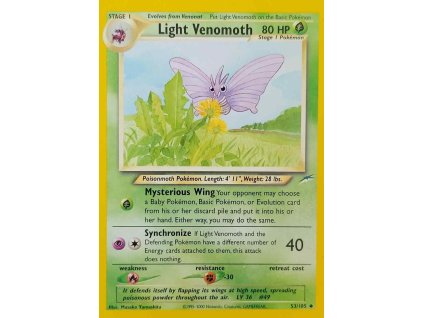 Pokémon Light Venomoth (NDE 53)