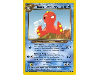 Pokémon Dark Octillery (NDE 62)