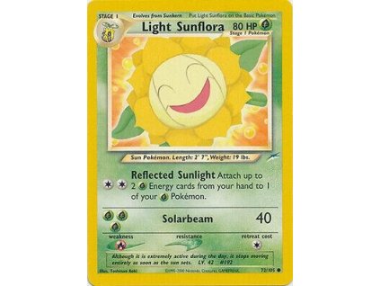Pokémon Light Sunflora (NDE 72)