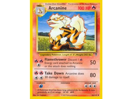 Pokémon Arcanine (LC 36)