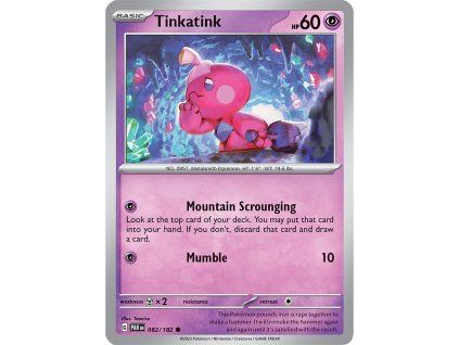 Pokémon Tinkatink (PAR 082, NM)