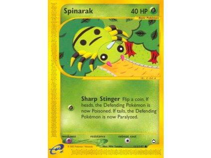 Pokémon Spinarak (AQ 111)