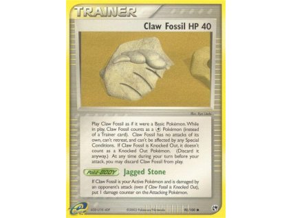 Pokémon Claw Fossil (SS 90)