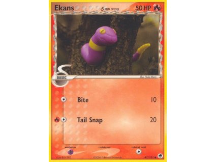 Pokémon Ekans δ Delta Species (DF 47)
