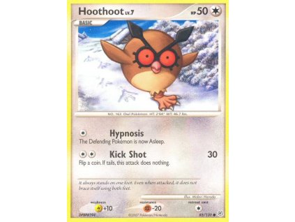 Pokémon Hoothoot Lv.7 (DP 85)