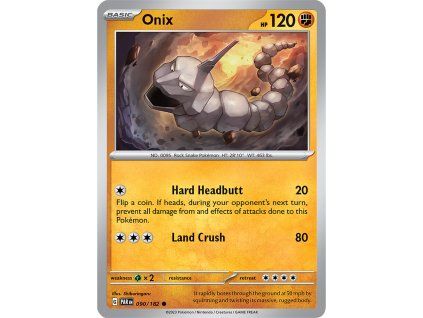 Pokémon Onix (PAR 090, NM)