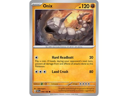 Pokemon Paradox Rift Onix 090