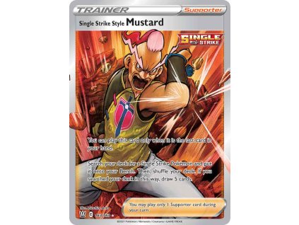 Pokémon Single Strike Style Mustard (BST 163)