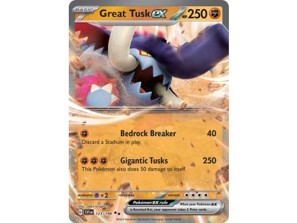 Pokémon Great Tusk ex (SVI 123)
