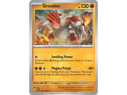 Pokémon Groudon (PAR 093)