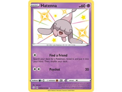Pokémon Hatenna (SHF SV54)