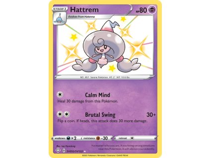 Pokémon Hattrem (SHF SV55)