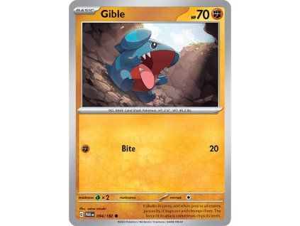 Pokémon Gible (PAR 094)