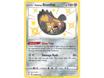 Pokémon Galarian Stunfisk (SHF SV88)