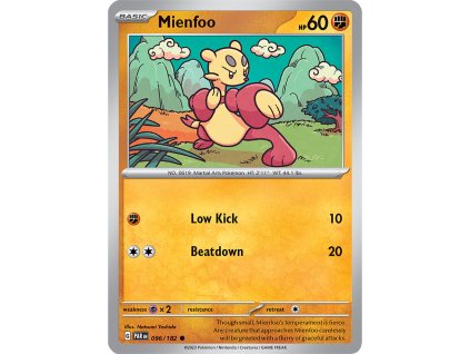 Pokemon Paradox Rift Mienfoo 096