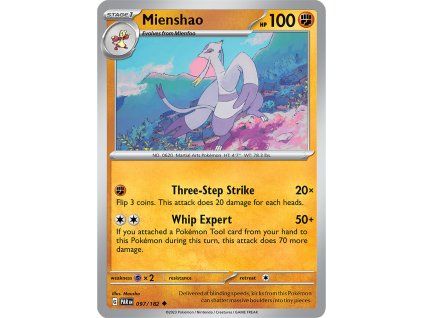 Pokémon Mienshao (PAR 097, NM)
