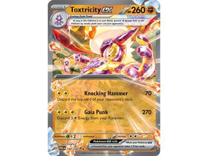 Pokémon Toxtricity ex (PAR 100, NM)