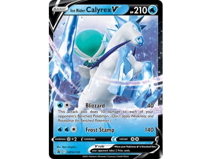 Pokémon Ice Rider Calyrex V (SWSH 130)