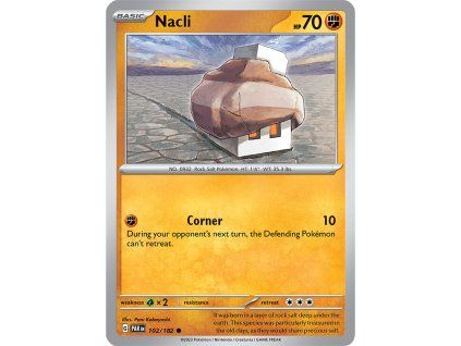 Pokémon Nacli (PAR 102, NM)